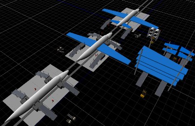 Aerospace manufacturing simulation